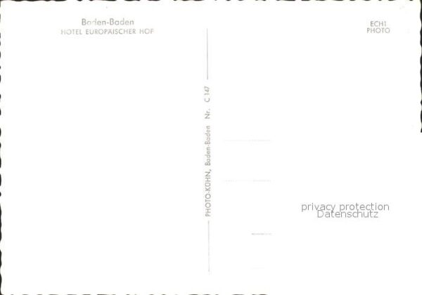 Baden-Baden Hotel Europäischer Hof – Bild 2