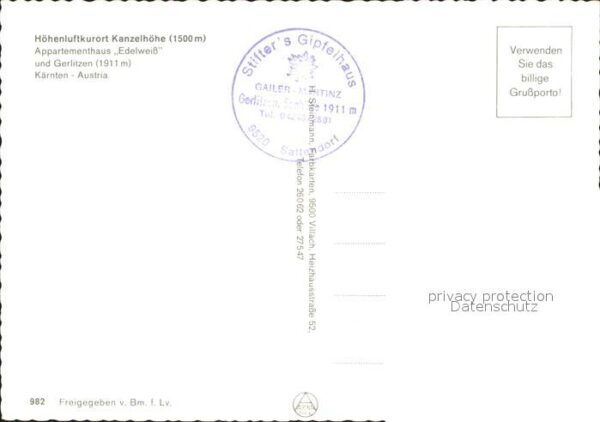 Kanzelhoehe Appartementhaus Edelweiss Fliegeraufnah – Bild 2