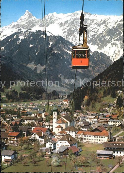 Schruns Vorarlberg Montafoner Hochjochbahn Zimba Vandanser