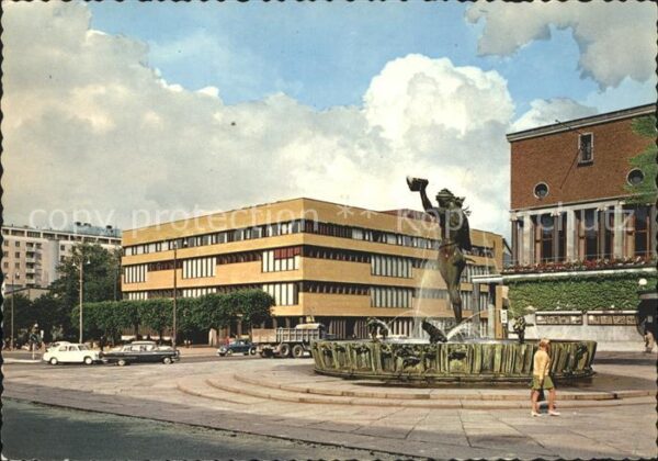 Goeteborg Götaplatsen Stadsbiblioteket