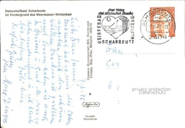 Scharbeutz Ostseebad Fliegeraufnahme Meerwasser Wellenbad – Bild 2