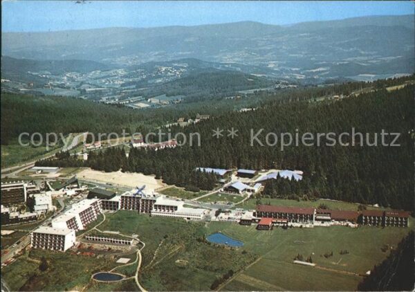 St Englmar Hotel Haus Berghof Fliegeraufnahme