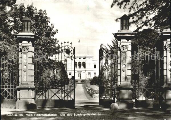 Bonn Rhein Villa Hammerschmidt Sitz Bundespräsiden