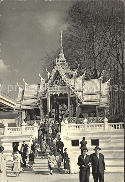Bruxelles Bruessel Exposition Universelle Pavillon Thailan