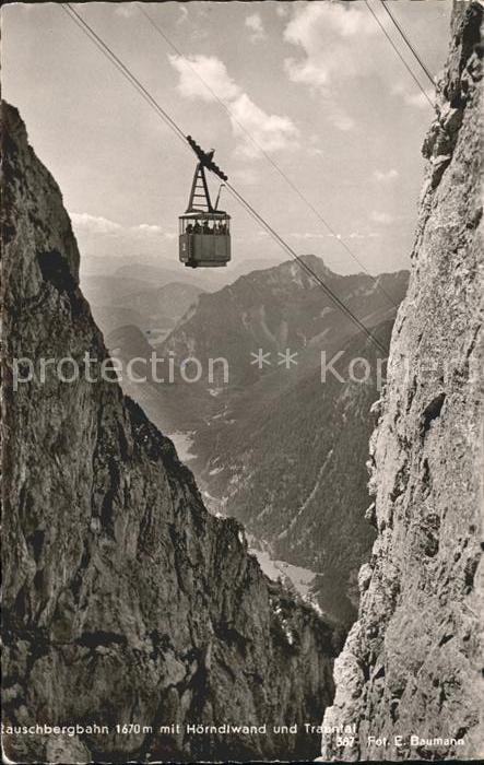 Seilbahn Rauschberg Hörndlwand Trauntal