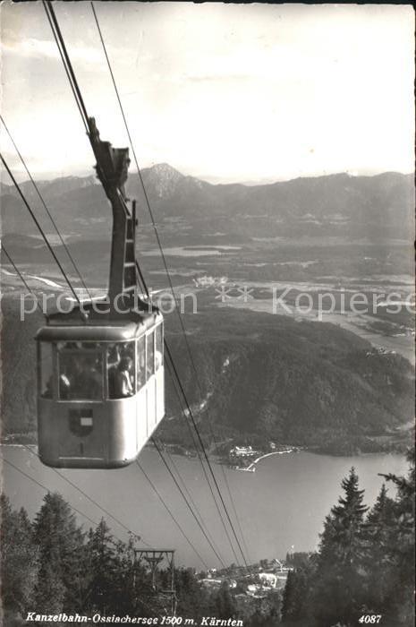 Seilbahn Kanzelbahn Ossiachersee Kärnten