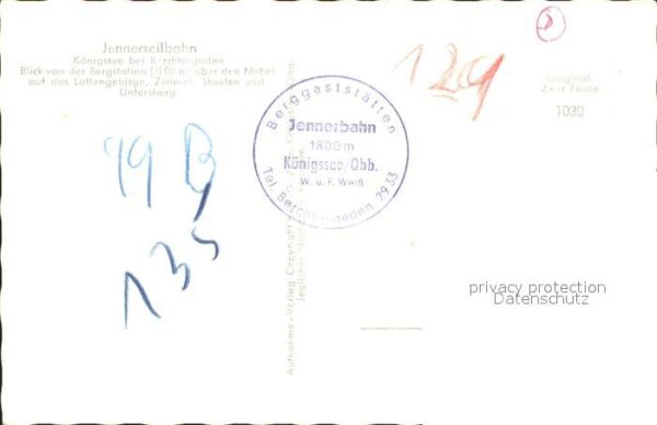 Seilbahn Jenner Königssee Berchtesgaden Lattenge – Bild 2