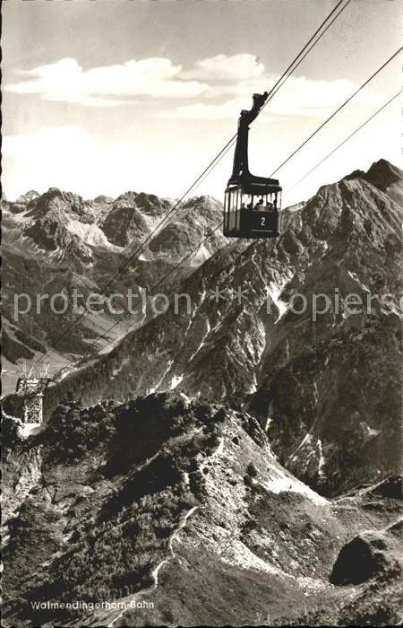 Seilbahn Walmendingerhorn Schafalpen Elferkopf Z