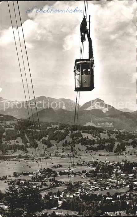 Seilbahn Nebelhorn Oberstdorf im Allgäu