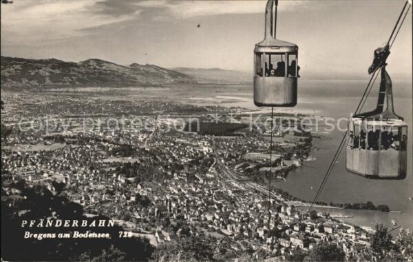 Seilbahn Pfänder Bregenz am Bodensee