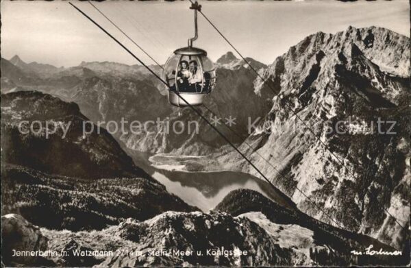 Seilbahn Jenner Watzmann Steinerners Meer Königs