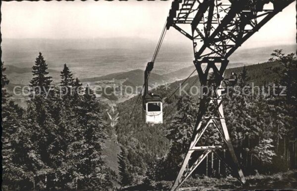 Seilbahn Schauinsland Schwarzwald