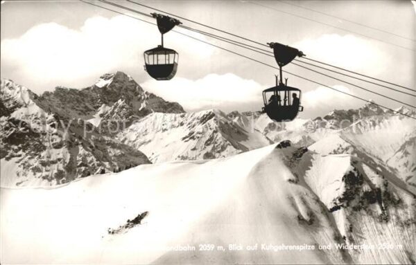 Seilbahn Kanzelwand Kleinwalsertal Kuhgehrenspit