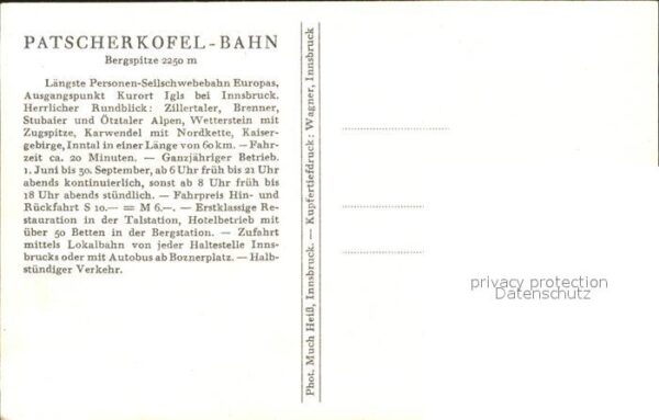 Seilbahn Patscherkofel – Bild 2