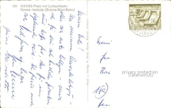 Seilbahn Davos-Ischalp Davos-Platz – Bild 2