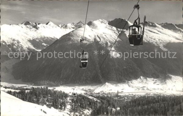 Seilbahn Schatzalp-Strelapass Davos Weisshorn Sc