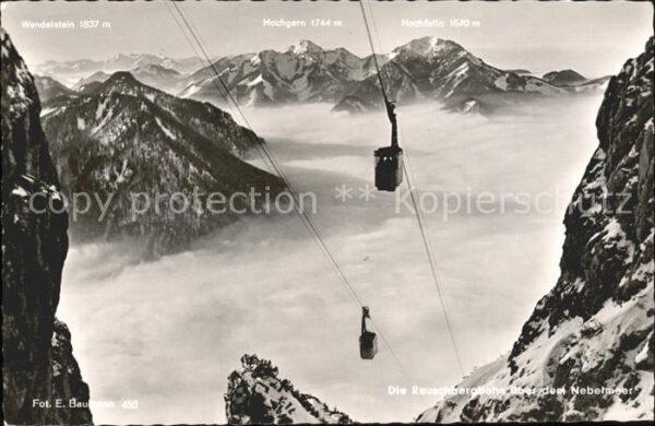 Seilbahn Rauschberg Foto-E.-Baumann-Nr. 450 Hoch