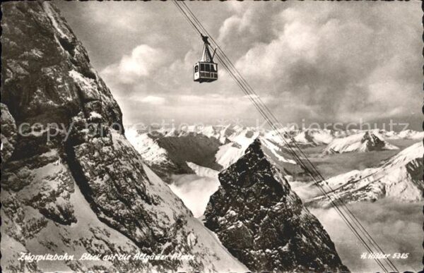 Seilbahn Zugspitzbahn Allgäuer Alpen