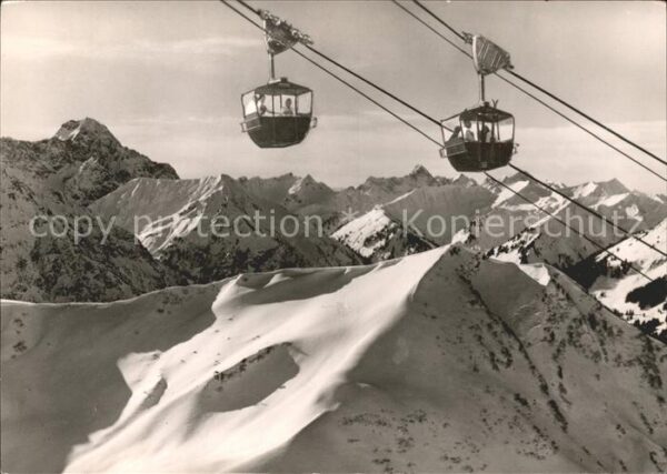 Seilbahn Kanzelwand Kleinwalsertal Kuhgehrenspit