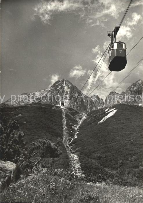 Seilbahn Vysoke Tatry Lanovka na Skalnate Pleso
