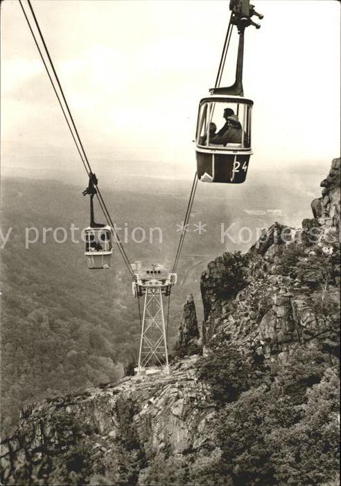 Seilbahn Thale Harz Bodetal Hexentanzplatz