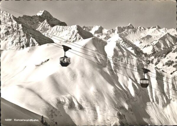 Seilbahn Kanzelwand Riezlern Kleinwalsertal