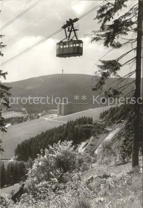 Seilbahn Oberwiesenthal Erzgebirge FDGB-Erholung