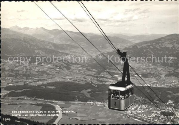 Seilbahn Goldeck Liesertal Spittal Millstätterse