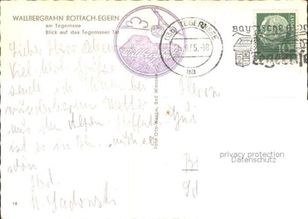 Seilbahn Wallberg Rottach-Egern Tegernsee Tegern – Bild 2
