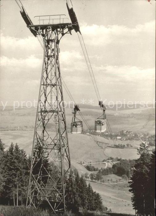 Seilbahn Oberwiesenthal Erzgebirge Fichtelberg