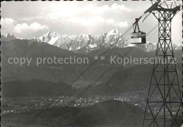Seilbahn Kanzel Villach Mangart
