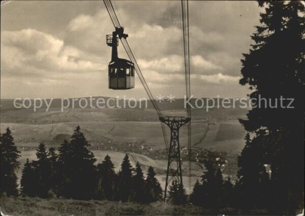 Seilbahn Fichtelberg Oberwiesenthal Erzgebirge