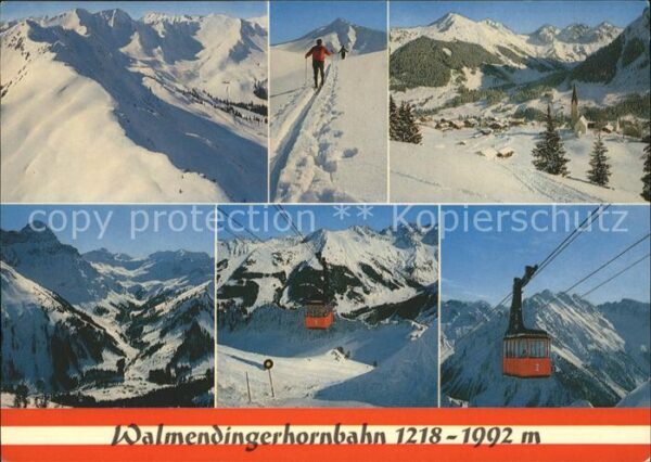 Seilbahn Walmendingerhorn Kleinwalsertal Mittelb