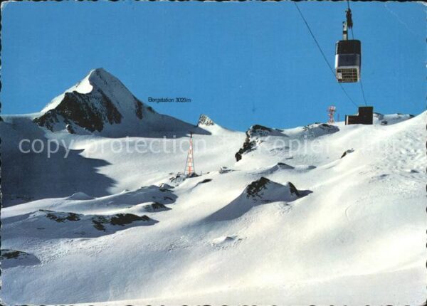 Seilbahn Kaprun Kitzsteinhorn Magnetköpfl Statio