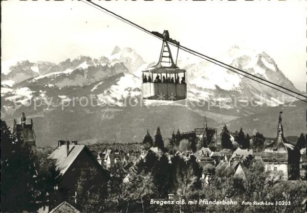 Seilbahn Pfänder Bregenz am Bodensee
