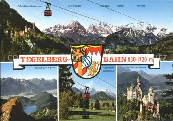 Seilbahn Tegelberg Schwangau-Füssen Schloss Neus