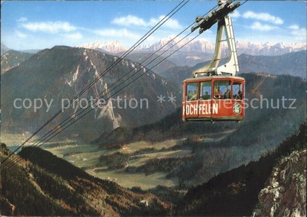 Seilbahn Hochfelln Bergen Oberbayern Berchtesgad