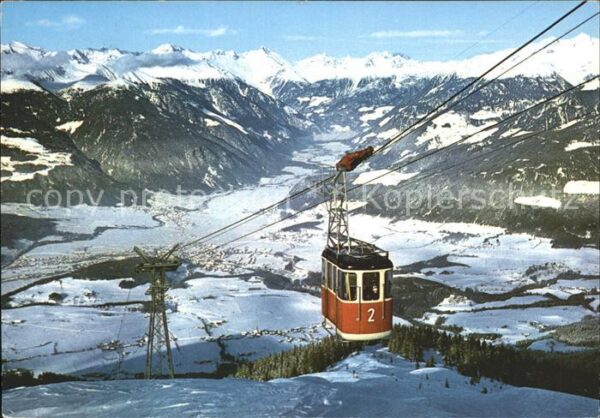 Seilbahn Funivia Plan de Corones Brunico Brunnec