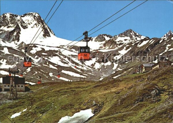 Seilbahn Stubaier Gletscherbahn Mittelstation Fe