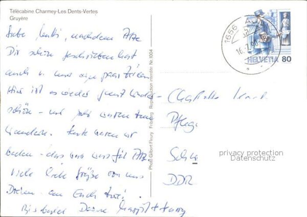 Seilbahn Charmey-Les Dents-Vertes Gruyere – Bild 2