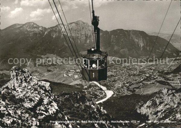 Seilbahn Predigtstuhl Bad Reichenhall Hochstaufe