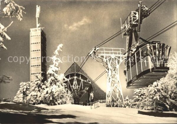 Seilbahn Oberwiesenthal Erzgebirge Fichtelbergha