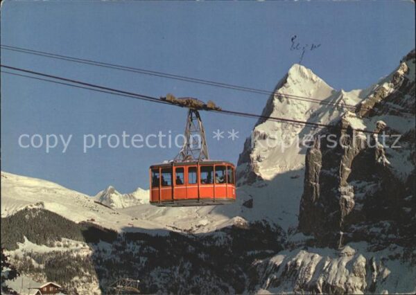 Seilbahn Schilthorn Mürren Eigernordwand Eiger