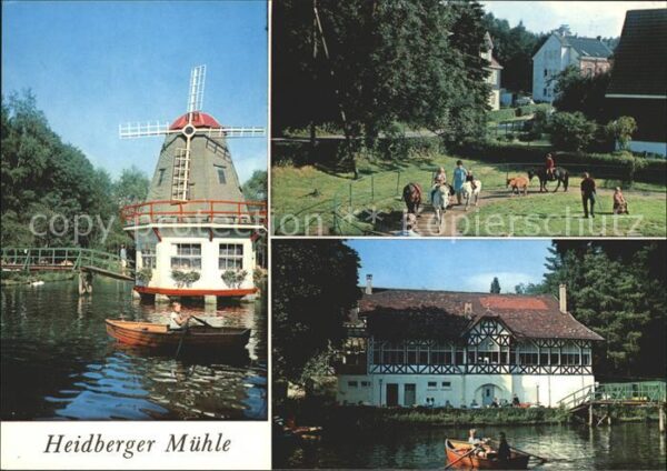Windmuehle Heidberger Mühle Haan Pferde