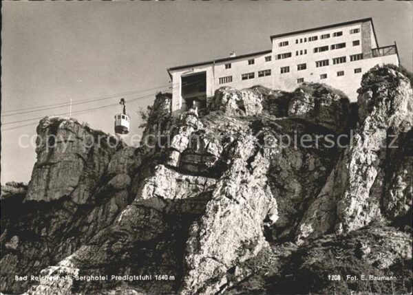 Seilbahn Predigtstuhl Bad Reichenhall Berghotel