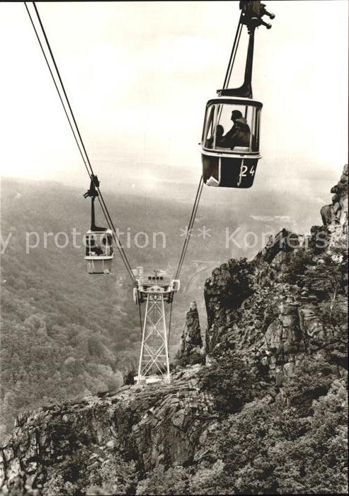 Seilbahn Thale Harz Bodetal Hexentanzplatz
