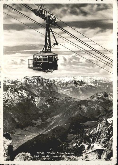 Seilbahn Säntis Glärnisch Berneralpen
