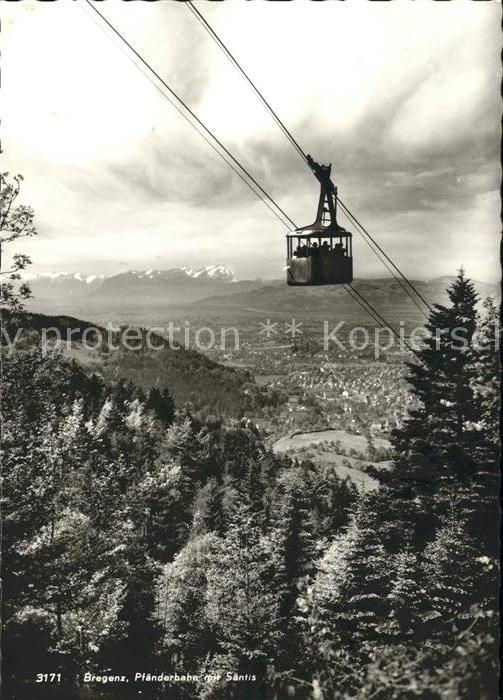 Seilbahn Pfänder Bregenz Säntis
