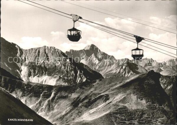Seilbahn Kanzelwand Riezlern Widderstein Kleinwa