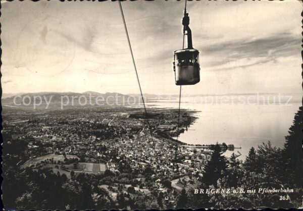 Seilbahn Pfänder Bregenz am Bodensee